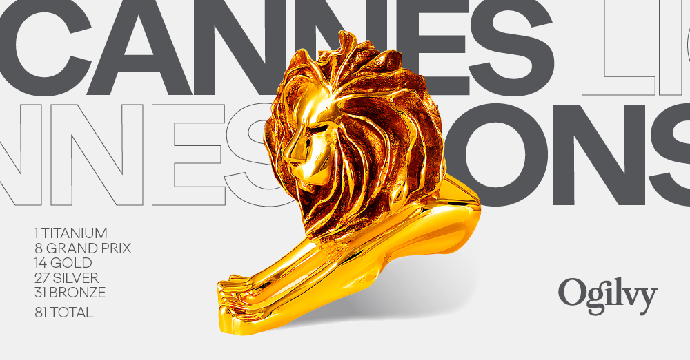 Ogilvy’s Borderless Creativity Results in Record 8 Grand Prix at 2021